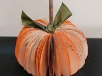 Creations by Kara Book Pumpkin